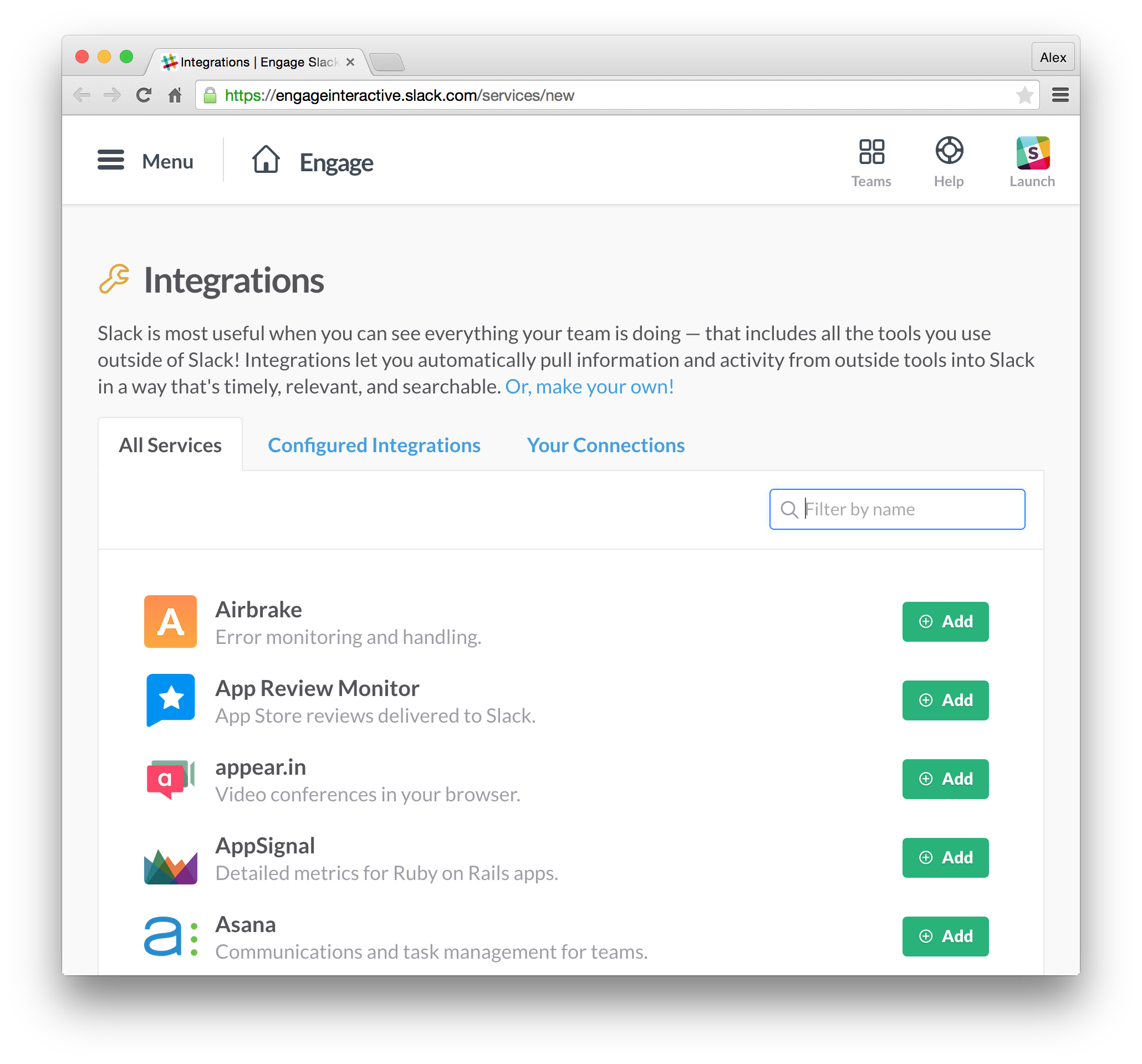 slack browser login